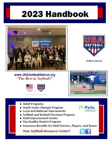 USA Softball 2023 Handbook 